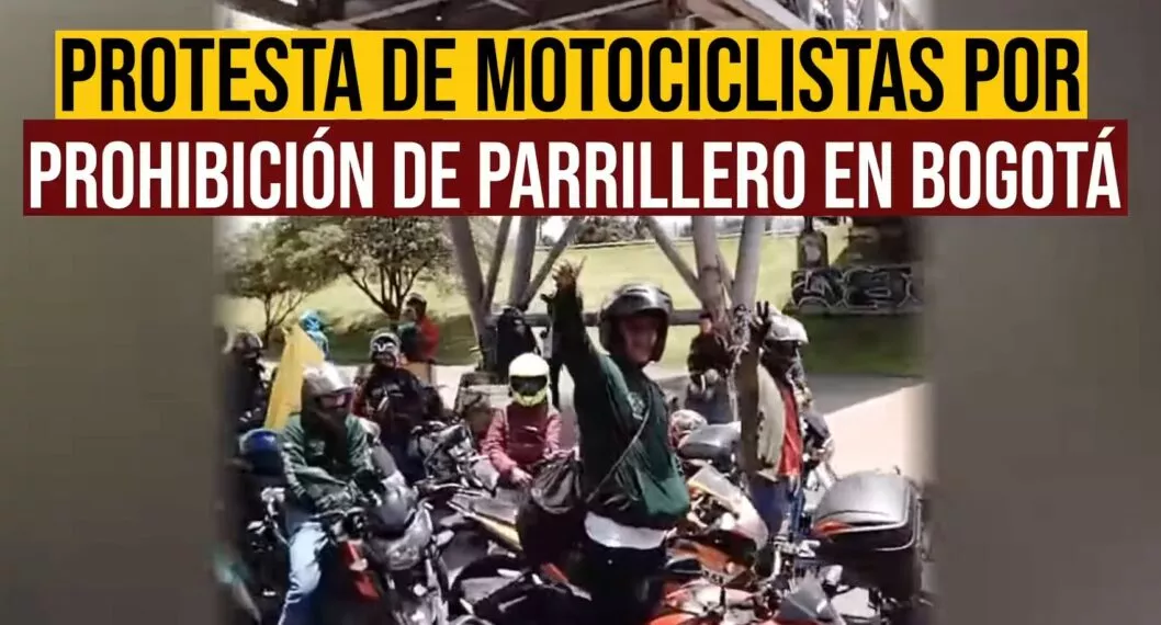 Cómo están protestas en Bogotá hoy 4 de abril por las motos y qué calles están cerradas.