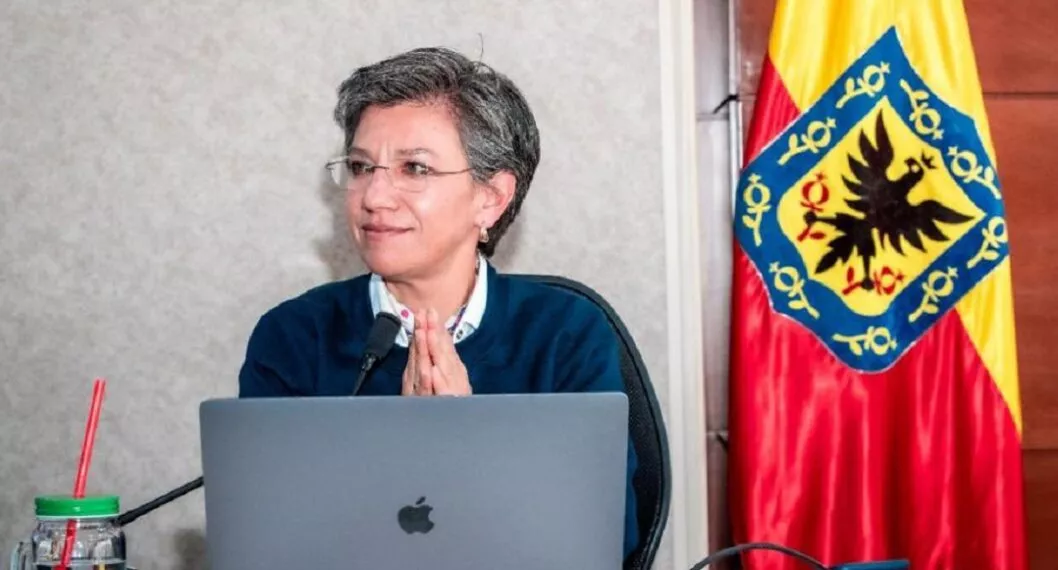 Claudia López, alcaldesa de Bogotá. 
