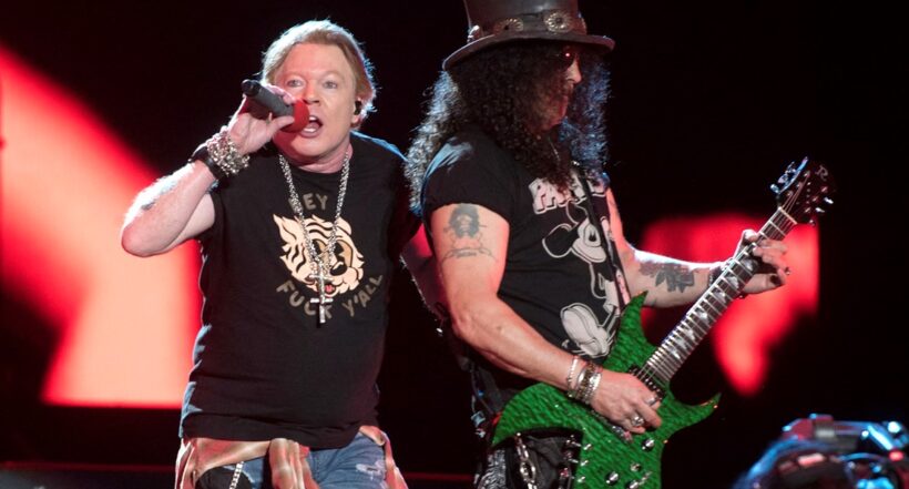 Guns N' Roses, que confirmó concierto en Bogotá, Colombia, el 11 de octubre de 2022.