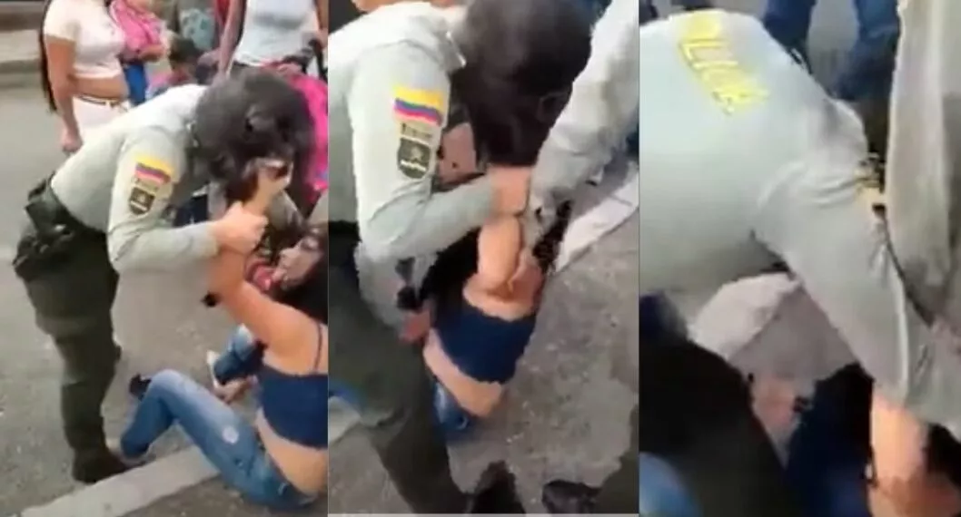 [VIDEO Intolerancia: pelea entre Policía y una ciudadana