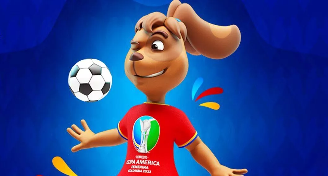 La perra 'Alma', mascota de la Copa América Femenina de Colombia causa polémica.