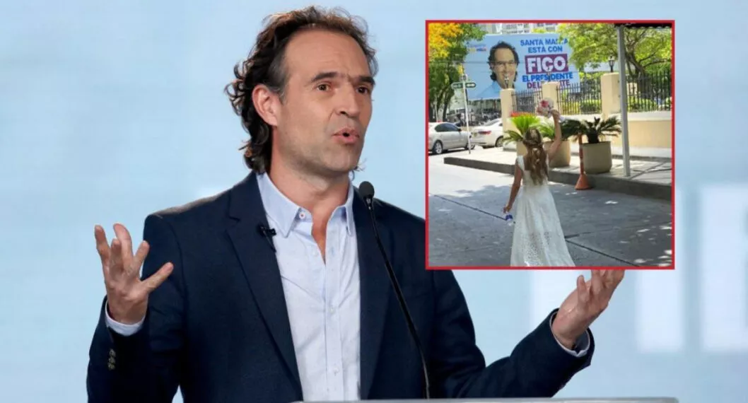 Federico Gutiérrez respondió a la foto de una novia posando en una de sus vallas políticas en Santa Marta.