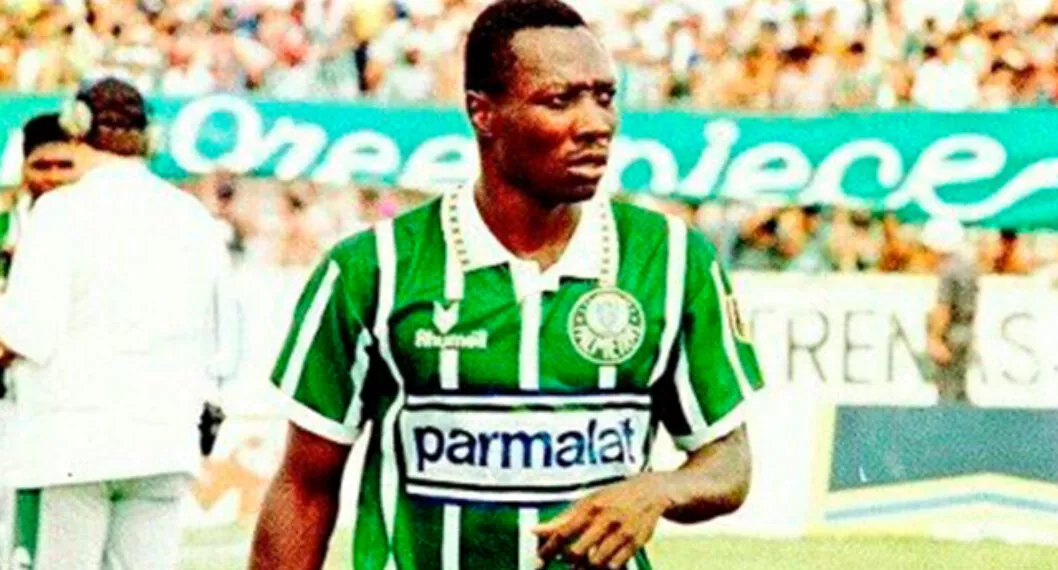 Imagen de Freddy Rincón, quien fue el primer colombiano en hacer un gol en liga de Brasil con Palmeiras
