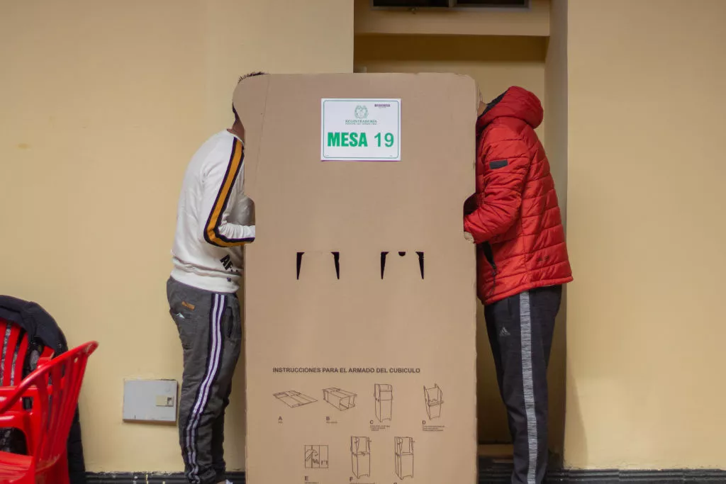 Imagen que ilustra las elecciones en Colombia. 