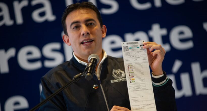 El registrador nacional, Alexander Vega, dijo cuántos votos se hallaron en el escrutinio de las elecciones legislativas.