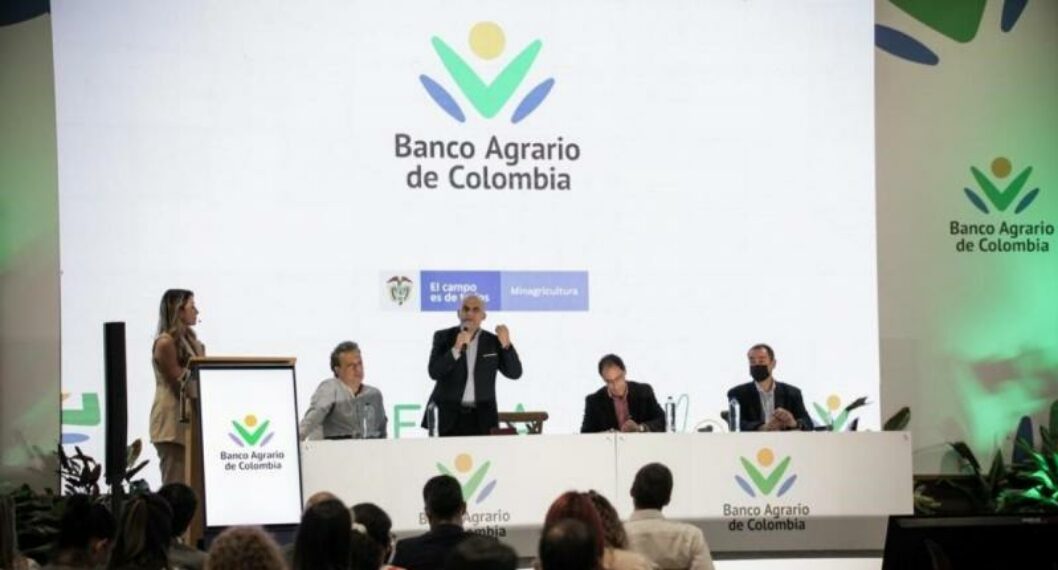 Francisco Mejía, presidente del Banco Agrario, calificó como un hito el lanzamiento de esta línea de crédito.