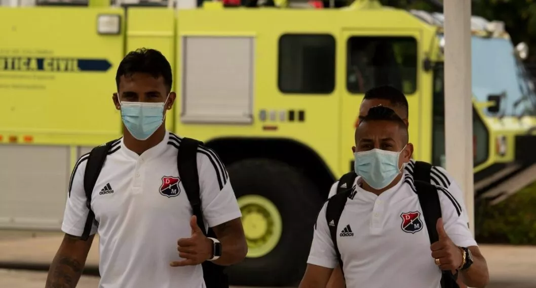 Imagen de los jugadores de Independiente Medellín, el cual es el equipo que tiene más expulsiones en la Liga BetPlay