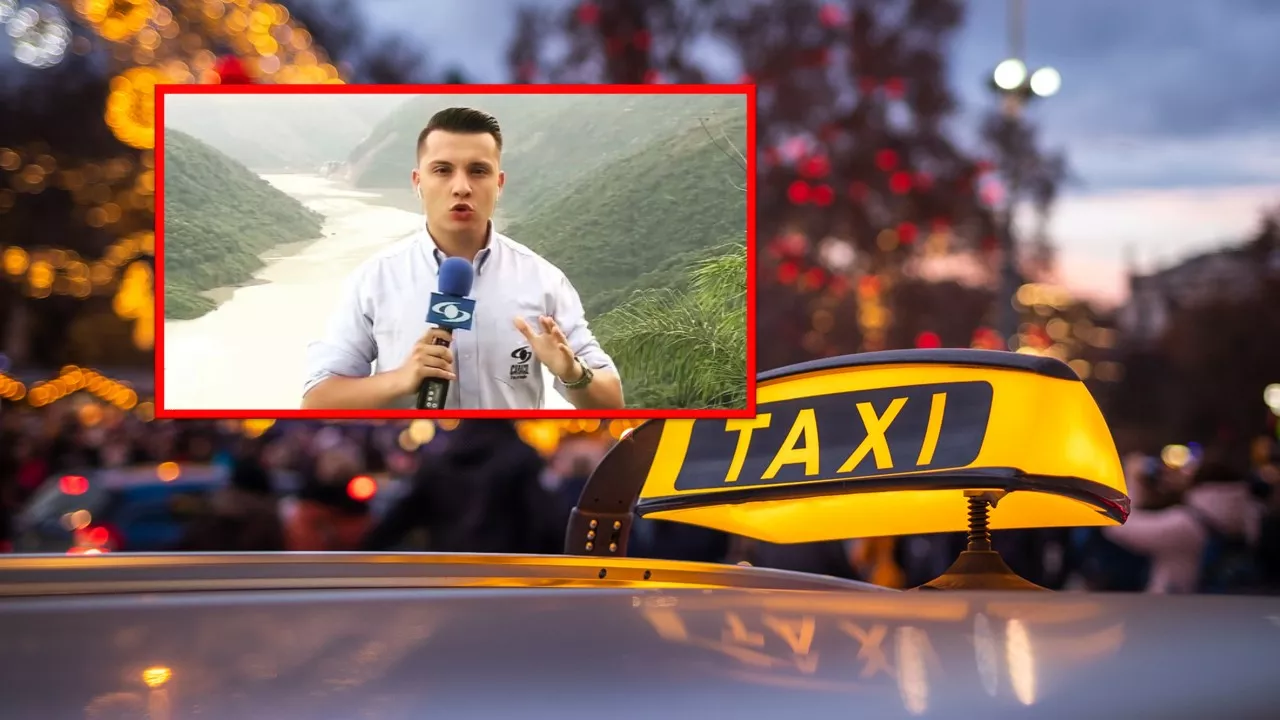 Cómo fue que un taxista atacó a un periodista de Noticias Caracol.