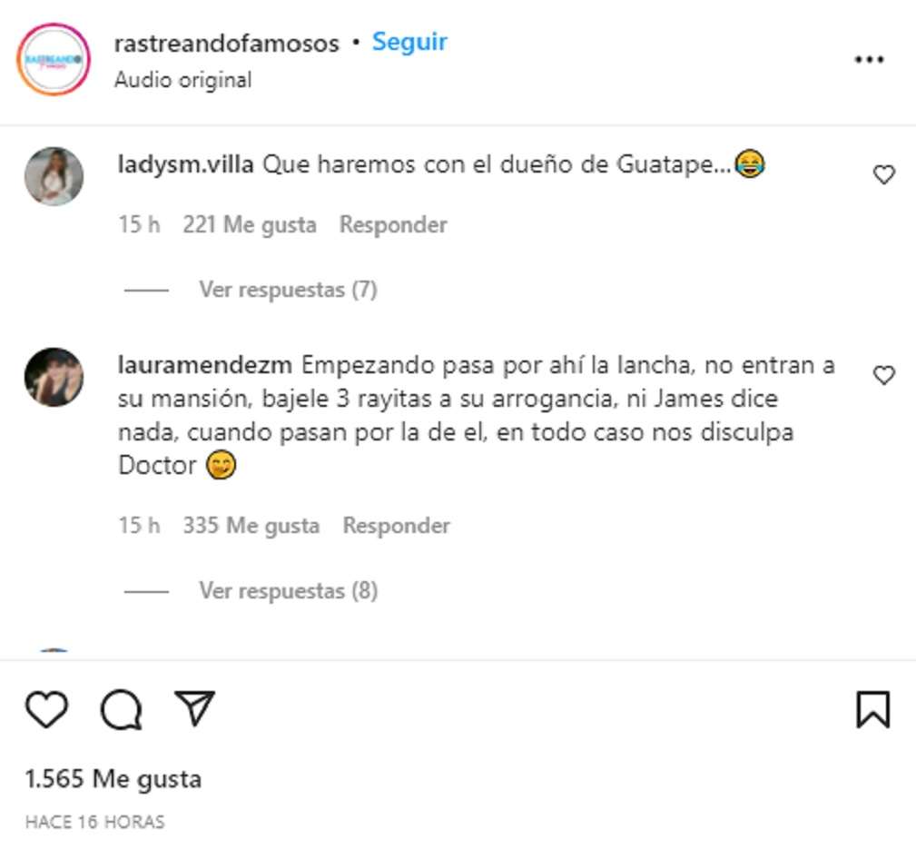 Instagram @rastreandofamosos