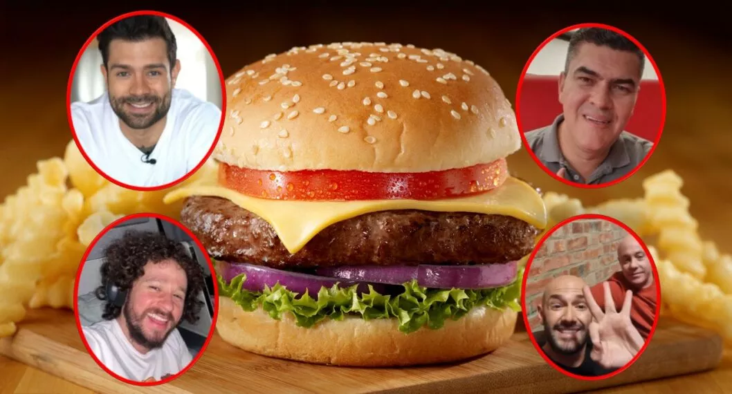 Cuál es el negocio de hamburguesa que vale más entre la de Jorge Rausch y Nicolás de Zubiría (Masterchef), Juan Diego Vanegas (Día a día), Eduardo Luis (Win Sports) y más famosos.