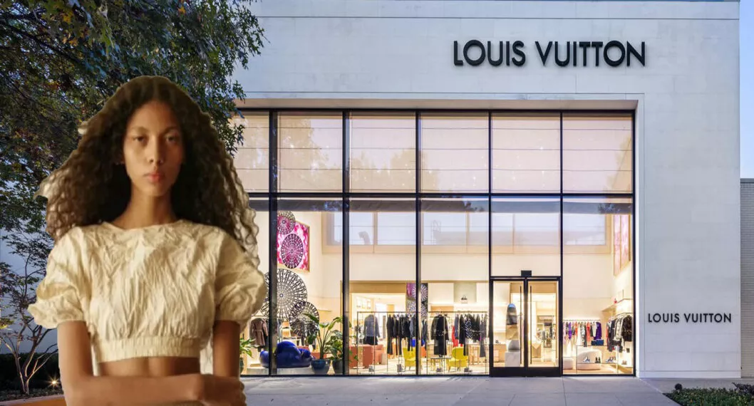 Imagen de la colombiana Valentina Nazarit es la primera mujer que está en Louis Vuitton