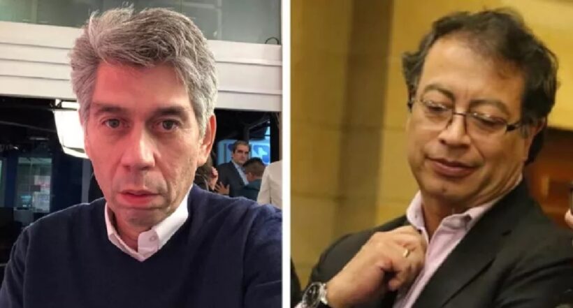 Daniel Coronell y Gustavo Petro. 