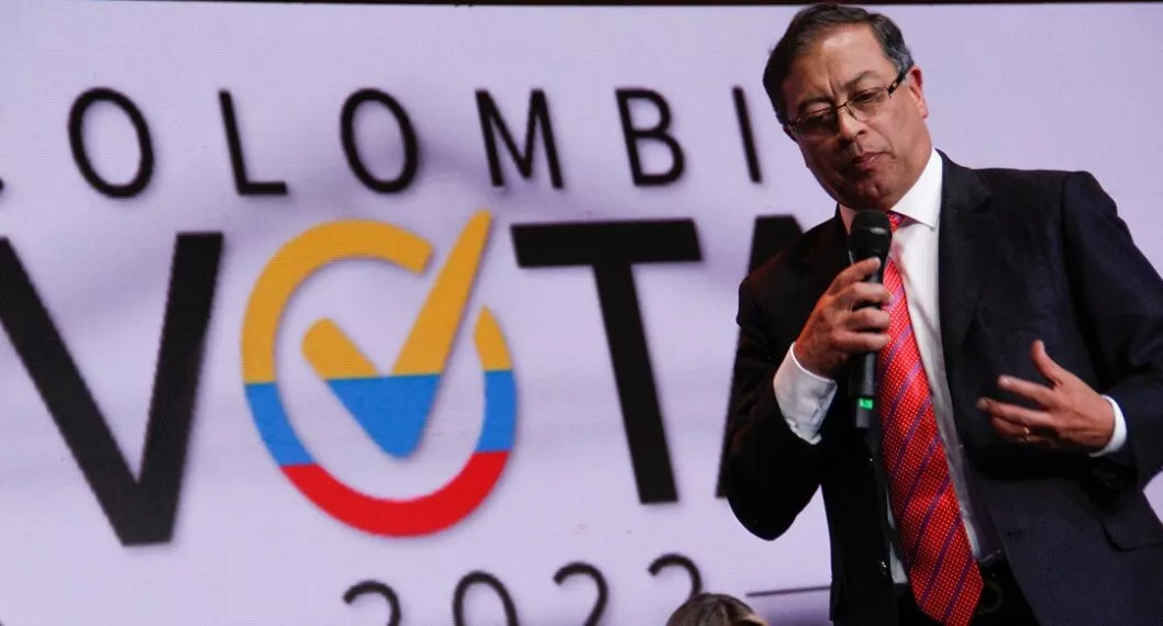 Gustavo Petro, candidato presidencial. 