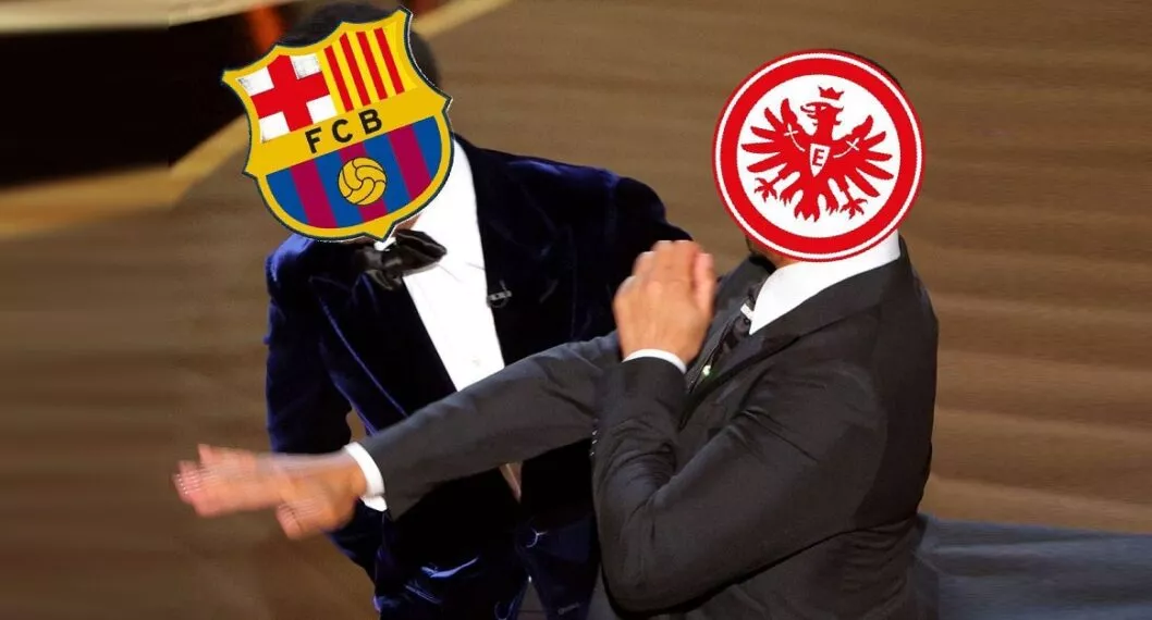 Meme para el Barcelona por su eliminación en Liga de Europa ante el Eintracht.