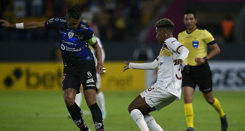 Imagen de los jugadores de Tolima, que tiene un duro camino en Copa Libertadores y Hernán Torres habló de eso