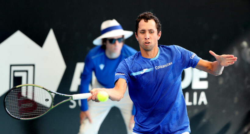 Imagen de Daniel Galán, quien es campeón del Challenger Sarasota, en Estados Unidos