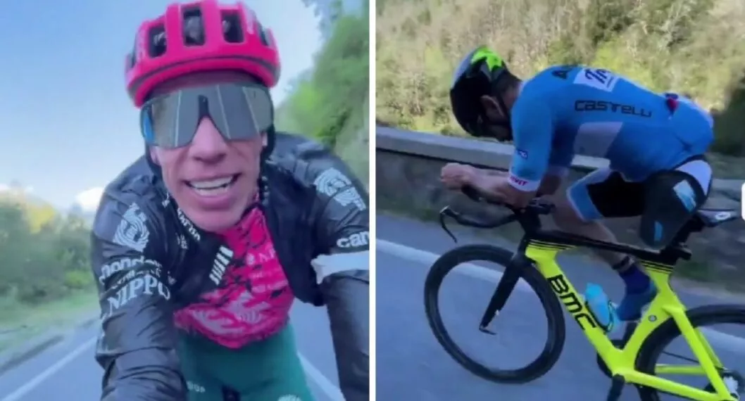 Rigoberto Urán exaltó a ciclista en una pierna que se encontró (video)