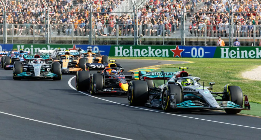 Imagen de carros de la Fórmula 1, a propósito de la primera carrera sprint en Gran Premio de Italia, tendrá cambios 
