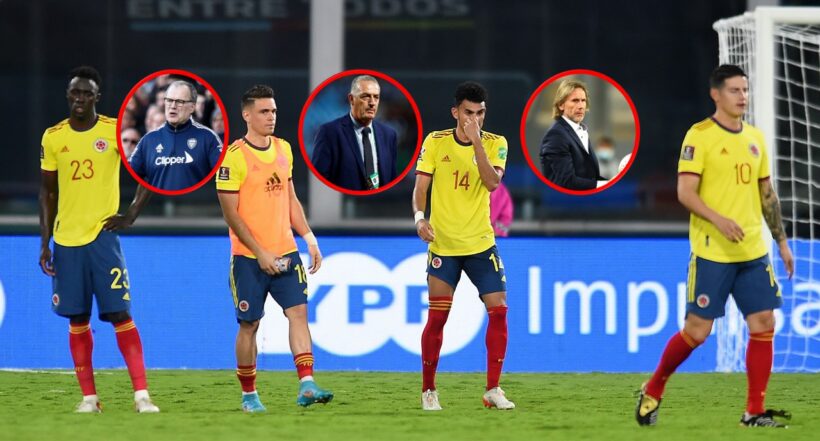 Qué dicen sobre Ricardo Gareca, Gustavo Alfaro y Marcelo Bielsa como nuevo técnico de la Selección Colombia.