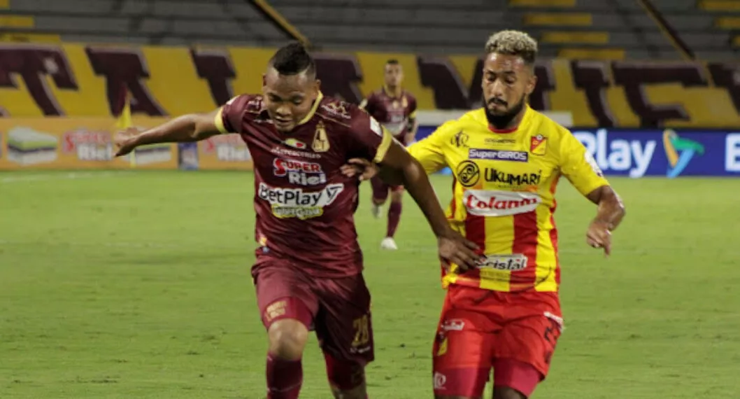 Imagen de los jugadores deñ Deportes Tolima, que jugará con los titulares frente a Pereira por Copa betPlay