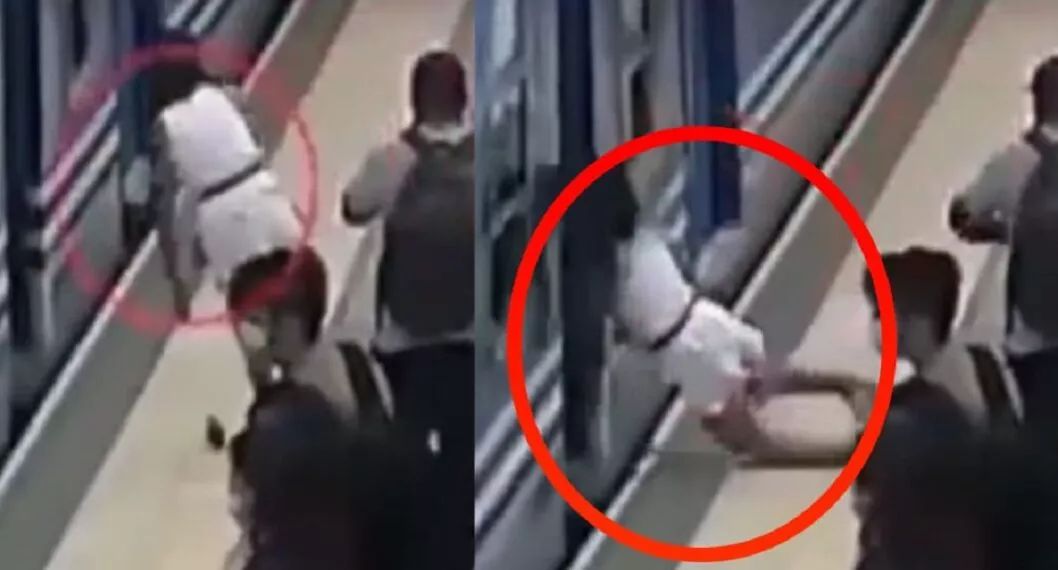 (Video) Habla mujer que cayó a rieles bajo tren y sobrevivió, en Argentina