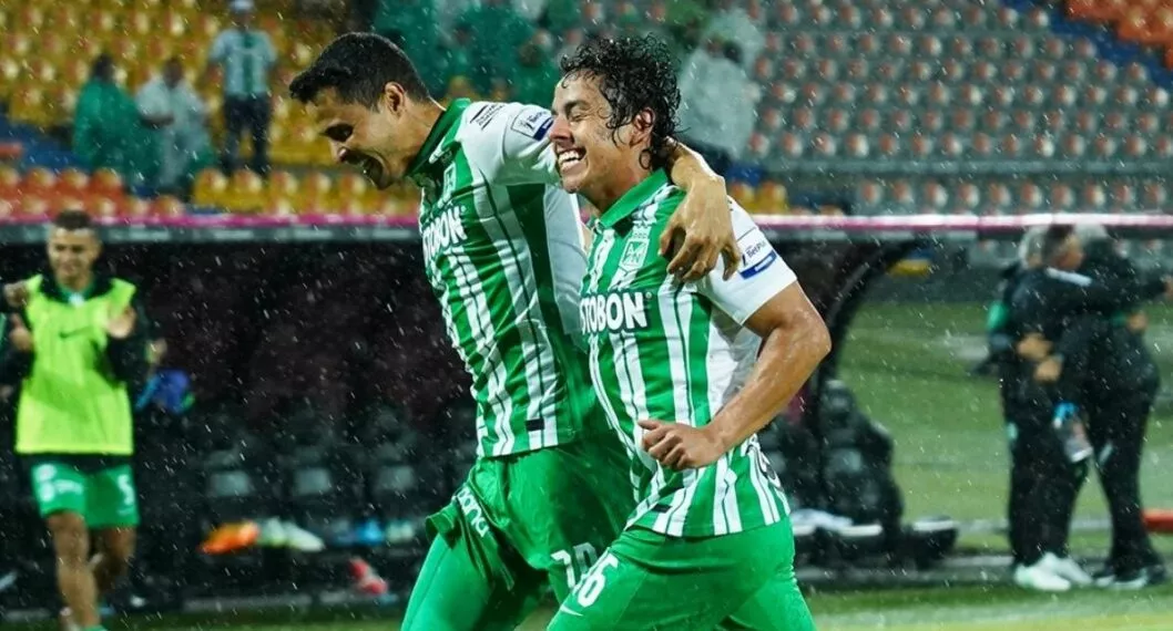 Imagen de los jugadores de Nacional, ya que Reinaldo Rueda tienen el récord de más puntos obtenidos en la liga con el verde paisa 