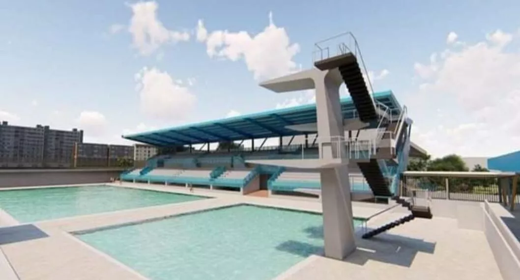Las obras de las piscinas olímpicas de la calle 42 completan 7 años.