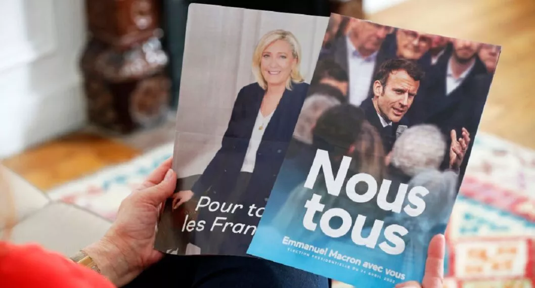 Elecciones Francia 2022 entre Emmanuel Macron y Marine Le Pen