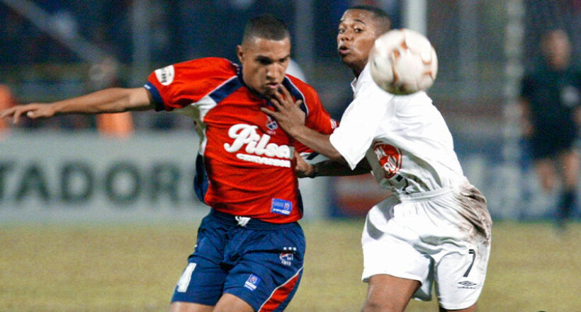 Imagen de los jugadores del DIM apropósito de cómo le ha ido a Independiente Medellín enfrentando a equipos brasileros