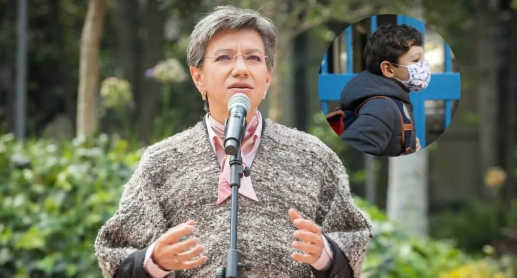 Claudia López expresó que la medida del tapabocas debe ser levantada porque afecta el relacionamiento de los estudiantes de Bogotá.