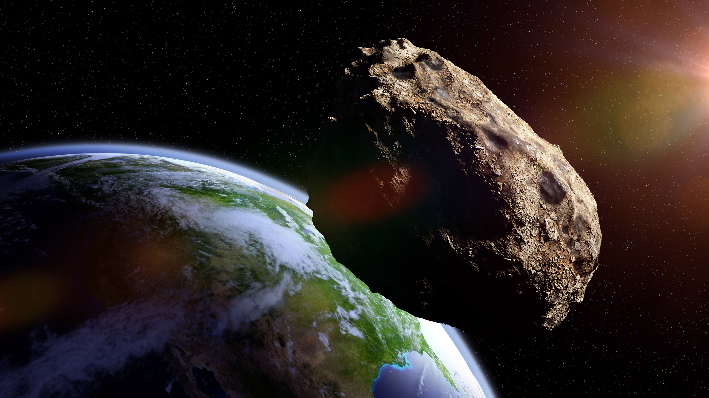 Hora en Colombia en la que pasará un  asteroide en la tierra.