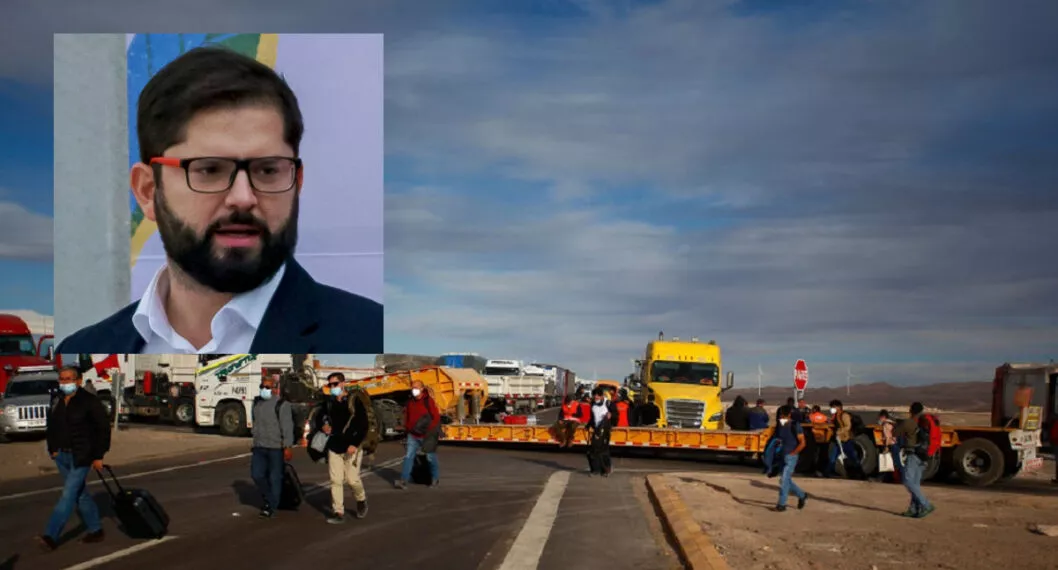 Gabriel Boric demandará a quienes bloqueen vías en Chile