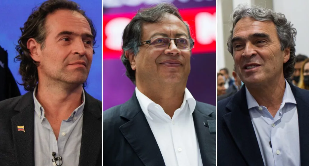 Federico 'Fico' Gutiérrez, Gustavo Petro y Sergio Fajardo ilustran nota sobre edad de los candidatos presidenciales 