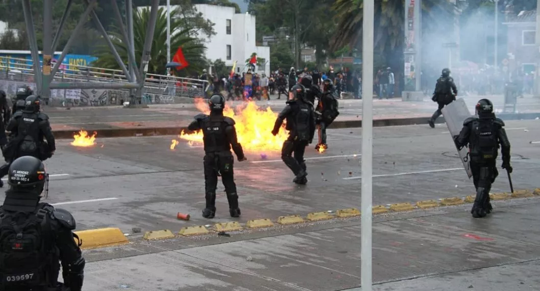 Disturbios en la Universidad Nacional. 