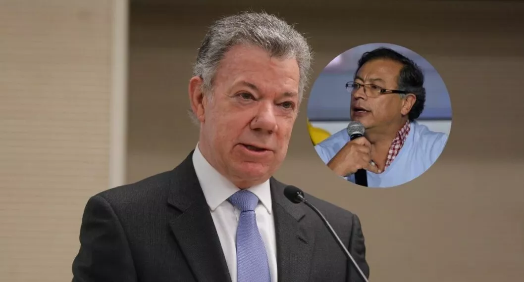 Juan Manuel Santos aseguró que es una “buena noticia” para la implementación del acuerdo de paz que Gustavo Petro sea quien lidere en las encuestas.