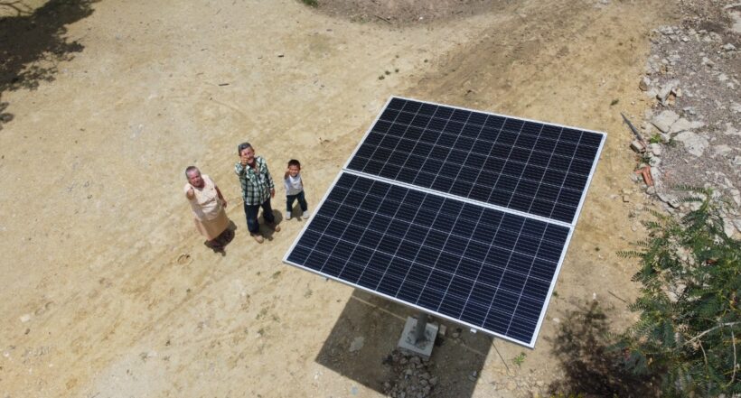 En Cesar: Minminas instaló paneles solares en la vereda Los Deseos 