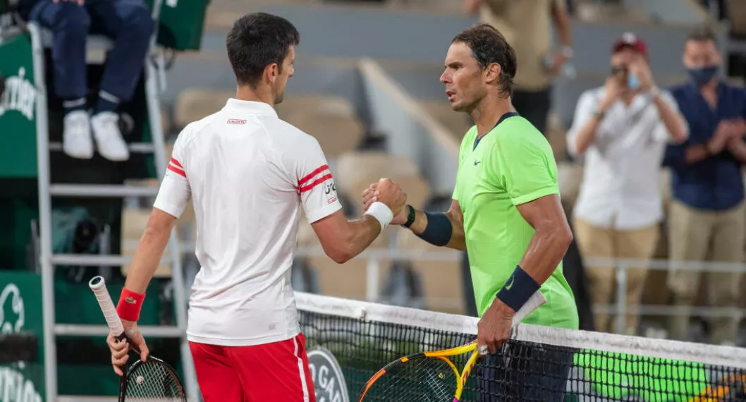 Imagen de Rafael Nadal y Novak Djokovic que criticaron Wimbledon por excluir a tenistas rusos