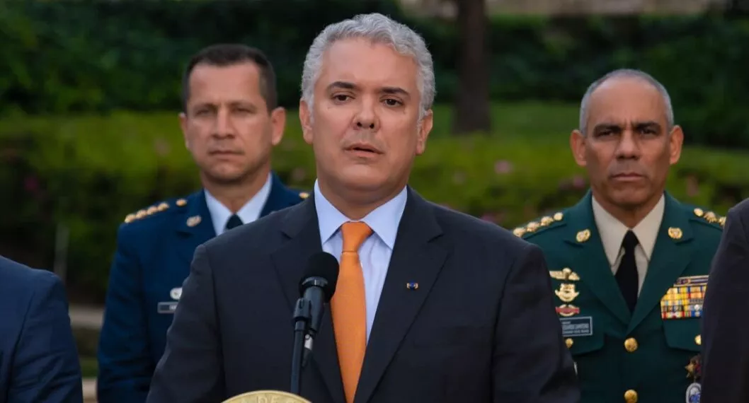 Iván Duque, presidente de Colombia, en declaraciones luego de la extradición de 'Otoniel'. 