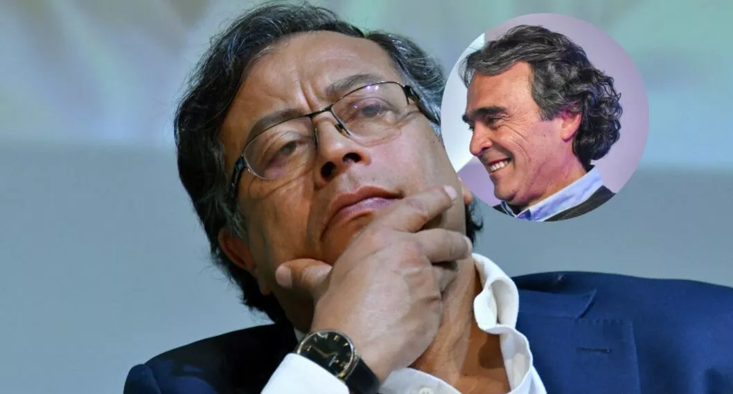 Fotos de Gustavo Petro y Sergio Fajardo, en nota de Gustavo Petro sobre Sergio Fajardo durante elecciones 2022: no descarta diálogo.