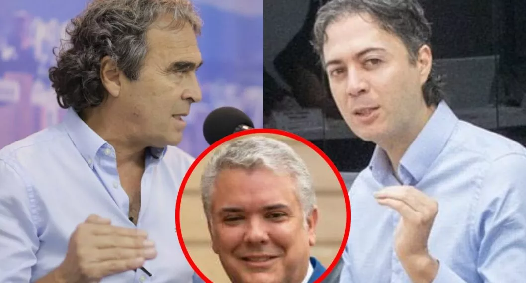 Sergio Fajardo, candidato presidencial, y Daniel Quintero Calle, suspendido alcalde de Medellín.
