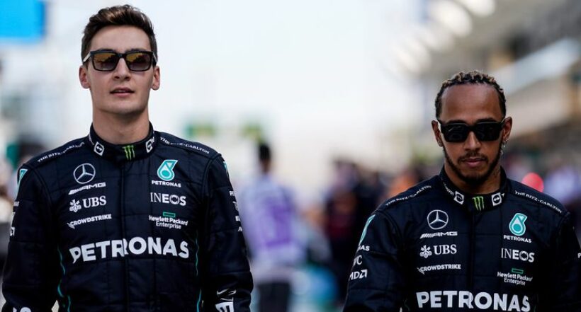 Imagen de los pilotos de la Fórmula 1, a propósito de que el GB de España será la prueba definitiva para el equipo de Mercedes