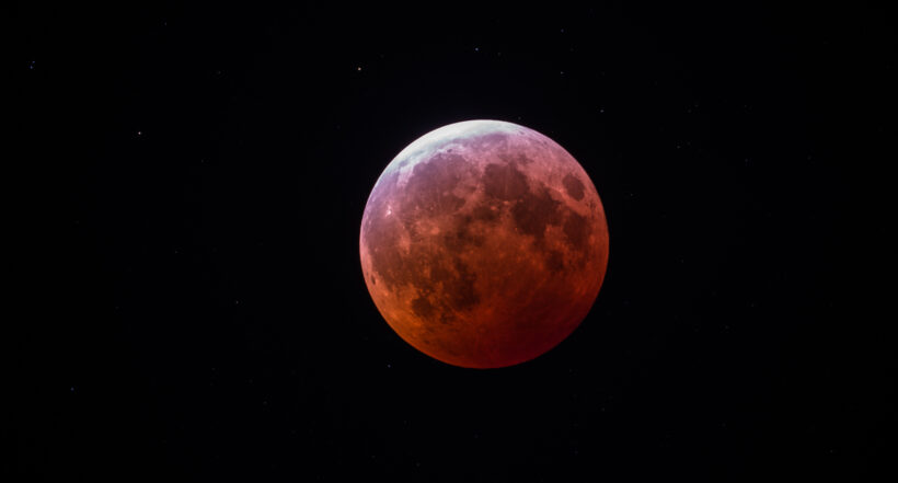Imagen de referencia de la luna. Cómo ver eclipse lunar en Colombia el domingo 15 de mayo.