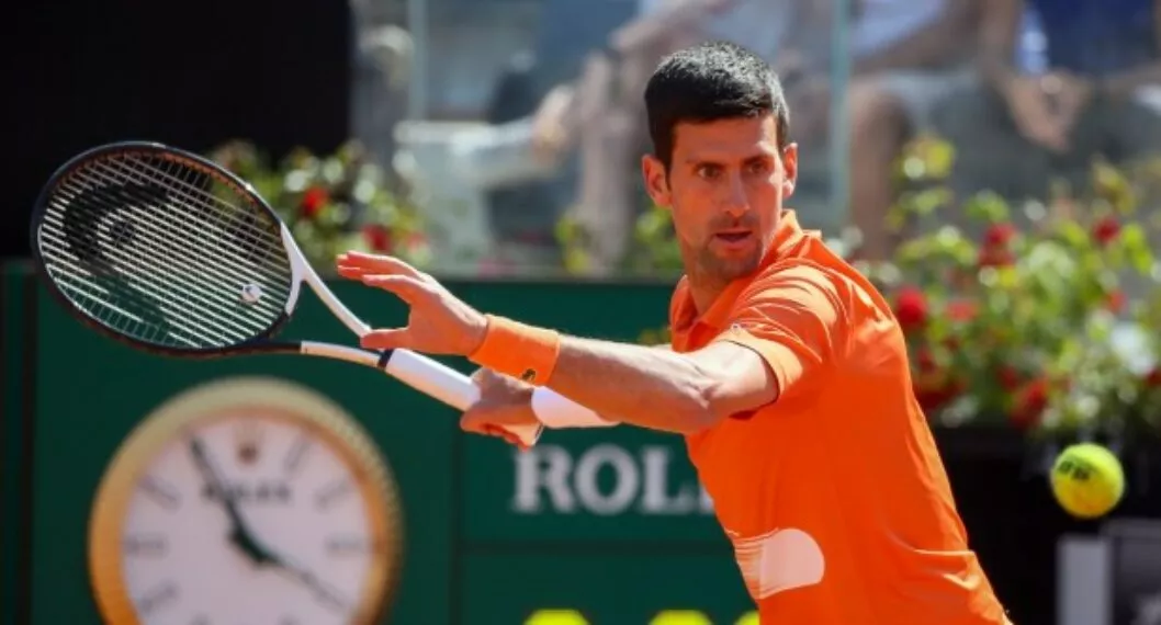 Imagen de Novak Djokovic, que llegó a su victoria 1.000 y pasó a la final del Masters de Roma