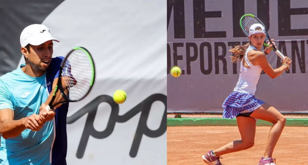 Imagen de Daniel Galán y Emiliana Arango, que disputarán la fase previa de Roland Garros 