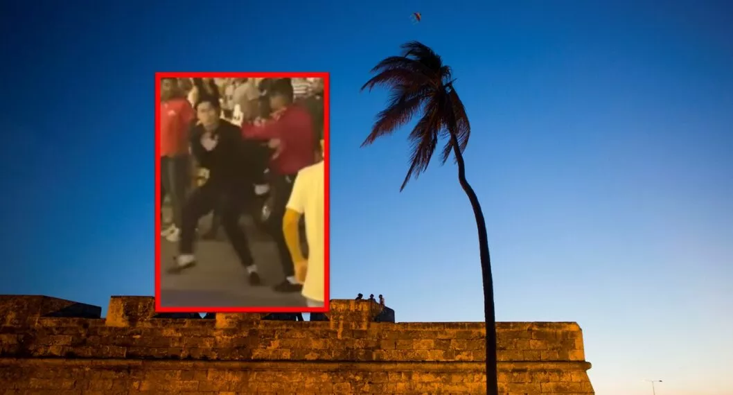 Impitadores de Michael Jackson se pelearon en Cartagena: video de cómo fue.