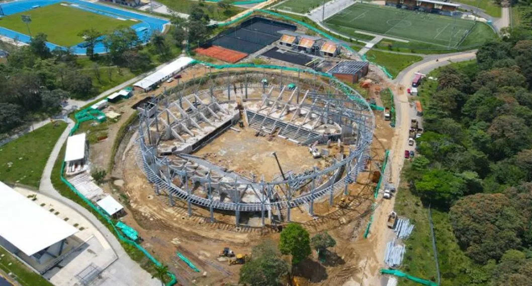 En el Parque Deportivo están en ejecución cuatro obras de infraestructura deportiva.