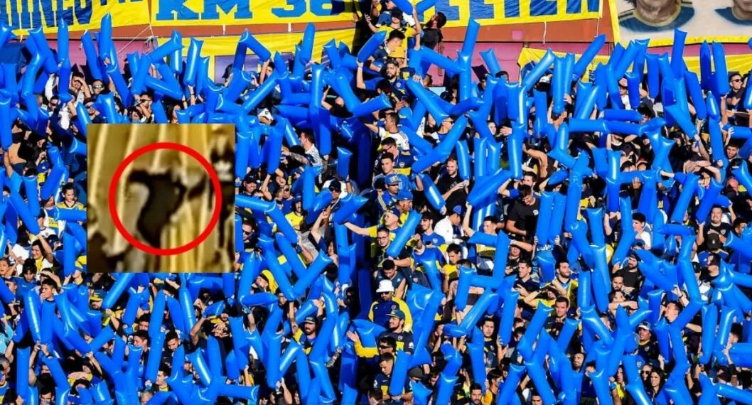 Imagen del simpatizante de Boca a propósito de que en Copa Libertadores un hincha de Boca Juniors es vetado de estadios por racismo