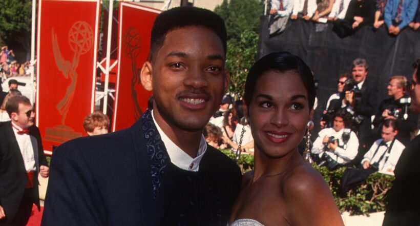 Will Smith y Sheree Zampino en los Premios Emmy en 1993. Ella lo defendió por polémica en los Premios Óscar.