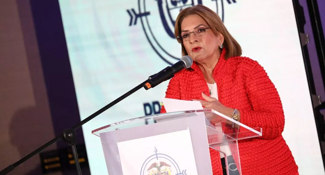 La procuradora Margarita Cabello, quien suspendió a otros dos alcaldes por participación en política.