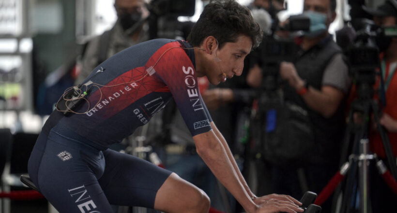 Egan Bernal, a propósito de lo que dijo de su regreso a competir.